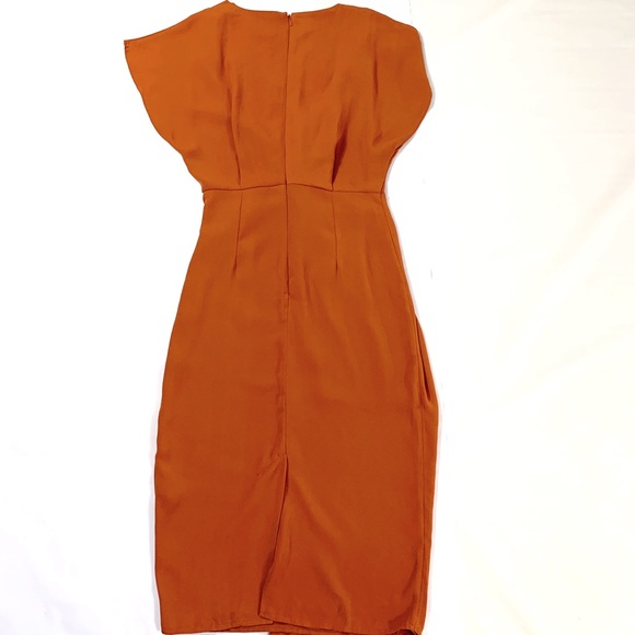 ASOS front twist midi wrap dress - Picture 9 of 13